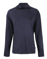 Cutter & Buck Women's Coastline Recycled Double Peached Funnel Neck Pullover-6