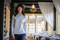 Cutter & Buck Women's Coastline Recycled Double Peached Funnel Neck Pullover-1