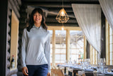 Cutter & Buck Women's Coastline Recycled Double Peached Funnel Neck Pullover-1