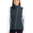 Cutter & Buck Women's Mainsail Sweater-Knit Full Zip Asymmetrical Vest-1