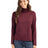 Cutter & Buck Women's Coastline Recycled Double Peached Funnel Neck Pullover-1