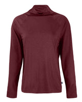 Cutter & Buck Women's Coastline Recycled Double Peached Funnel Neck Pullover-4
