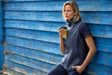 Cutter & Buck Women's Mainsail Sweater-Knit Full Zip Asymmetrical Vest-7