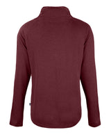 Cutter & Buck Women's Coastline Recycled Double Peached Funnel Neck Pullover-6