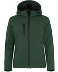 Clique Women's Equinox Insulated Softshell Full Zip Hooded Jacket-1