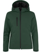 Clique Women's Equinox Insulated Softshell Full Zip Hooded Jacket-1
