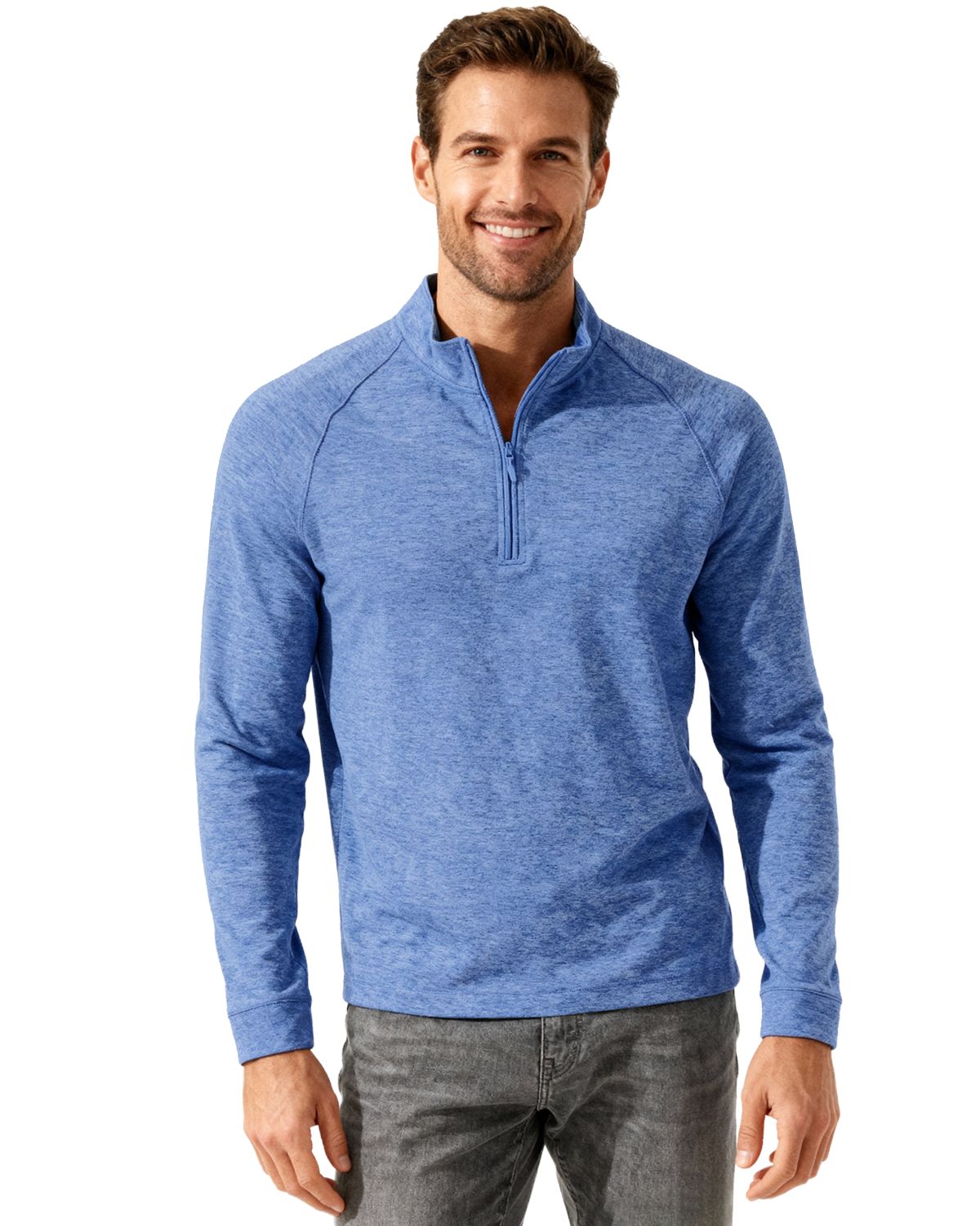 Clique Men's Dash Recycled Quarter Zip Sweatshirt-1