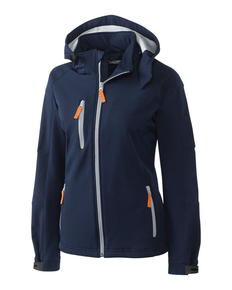 Clique Women's Serac Stretch Softshell Full Zip Jacket-1