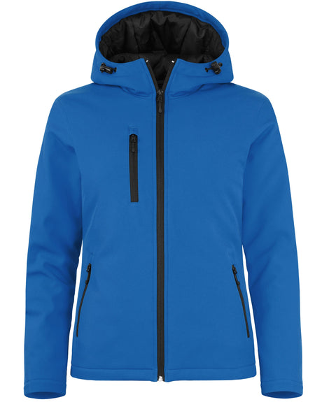 Clique Women's Equinox Insulated Softshell Full Zip Hooded Jacket-1