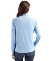 Cutter & Buck Women's Coastline Recycled Double Peached Funnel Neck Pullover-2