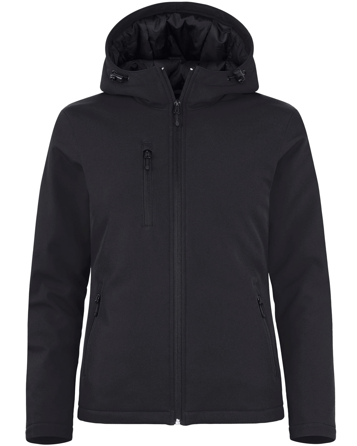 Clique Women's Equinox Insulated Softshell Full Zip Hooded Jacket-1