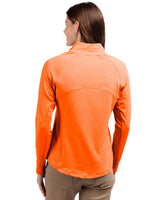 Cutter & Buck Women's Adapt Recycled Soft Knit Stretch Heathered Full Zip Jacket-6