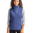 Cutter & Buck Women's Mainsail Sweater-Knit Full Zip Asymmetrical Vest-1