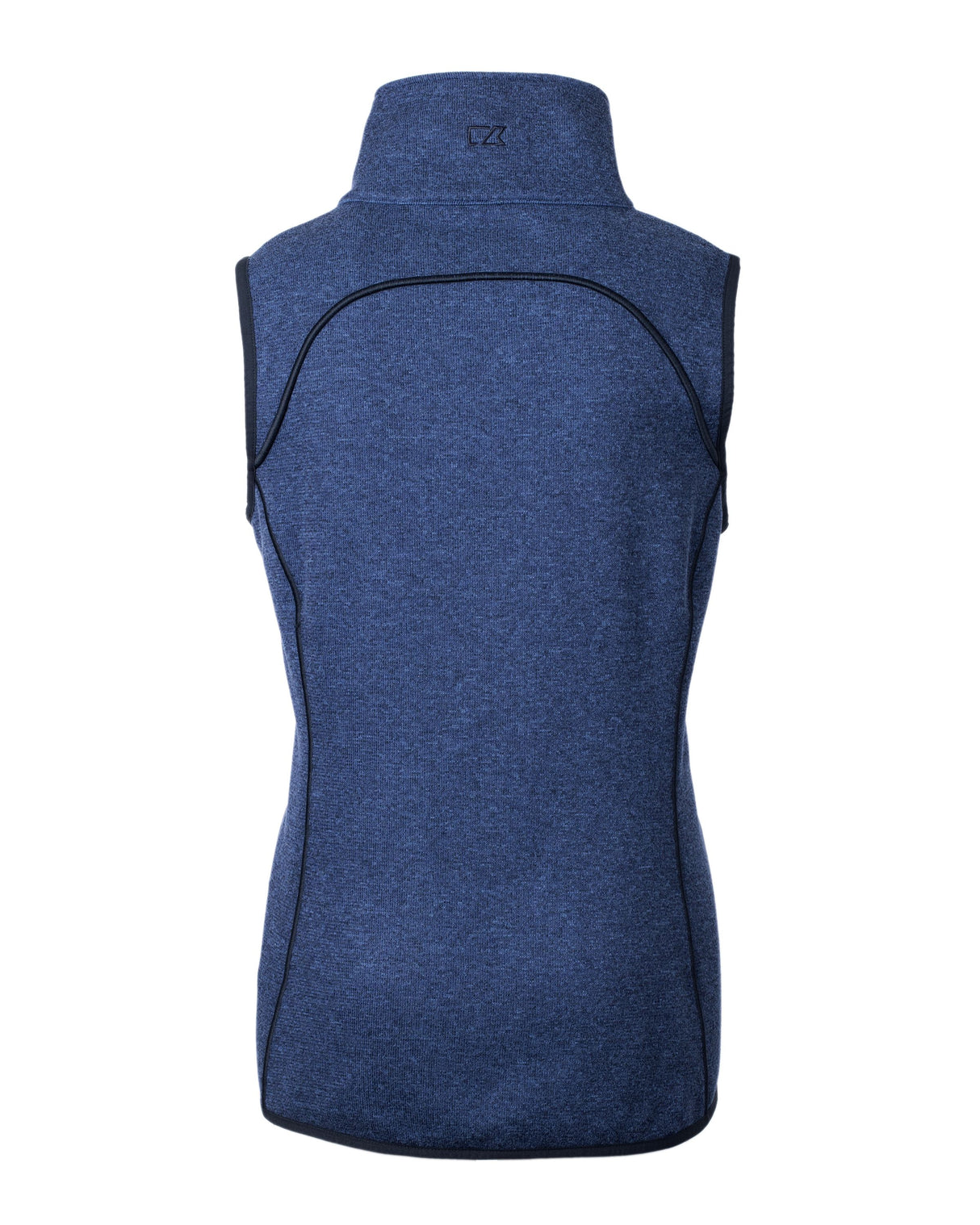 Cutter & Buck Women's Mainsail Sweater-Knit Full Zip Asymmetrical Vest-2