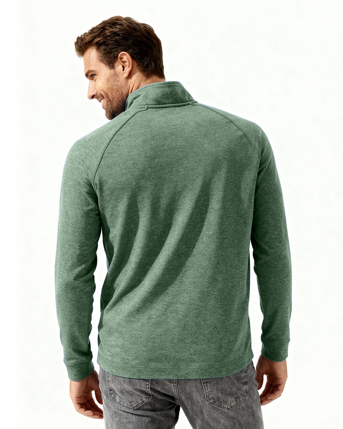 Clique Men's Dash Recycled Quarter Zip Sweatshirt-5