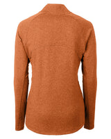 Cutter & Buck Women's Adapt Recycled Soft Knit Stretch Heathered Full Zip Jacket-6