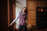 Cutter & Buck Women's Mainsail Sweater-Knit Full Zip Asymmetrical Vest-1