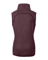 Cutter & Buck Women's Mainsail Sweater-Knit Full Zip Asymmetrical Vest-9