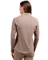 Cutter & Buck Women's Adapt Recycled Soft Knit Stretch Heathered Full Zip Jacket-2