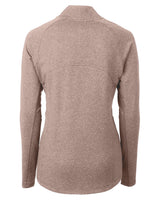 Cutter & Buck Women's Adapt Recycled Soft Knit Stretch Heathered Full Zip Jacket-6