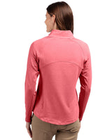 Cutter & Buck Women's Adapt Recycled Soft Knit Stretch Heathered Full Zip Jacket-2