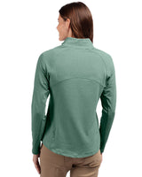 Cutter & Buck Women's Adapt Recycled Soft Knit Stretch Heathered Full Zip Jacket-5