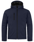 Clique Men's Equinox Insulated Softshell Full Zip Hooded Jacket-1