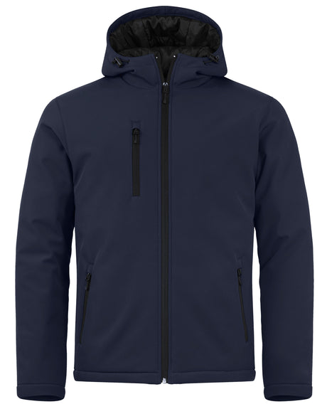 Clique Men's Equinox Insulated Softshell Full Zip Hooded Jacket-1