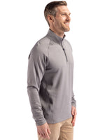 Cutter & Buck Men's Peshastin Recycled GridFleece Half Zip Pullover-10