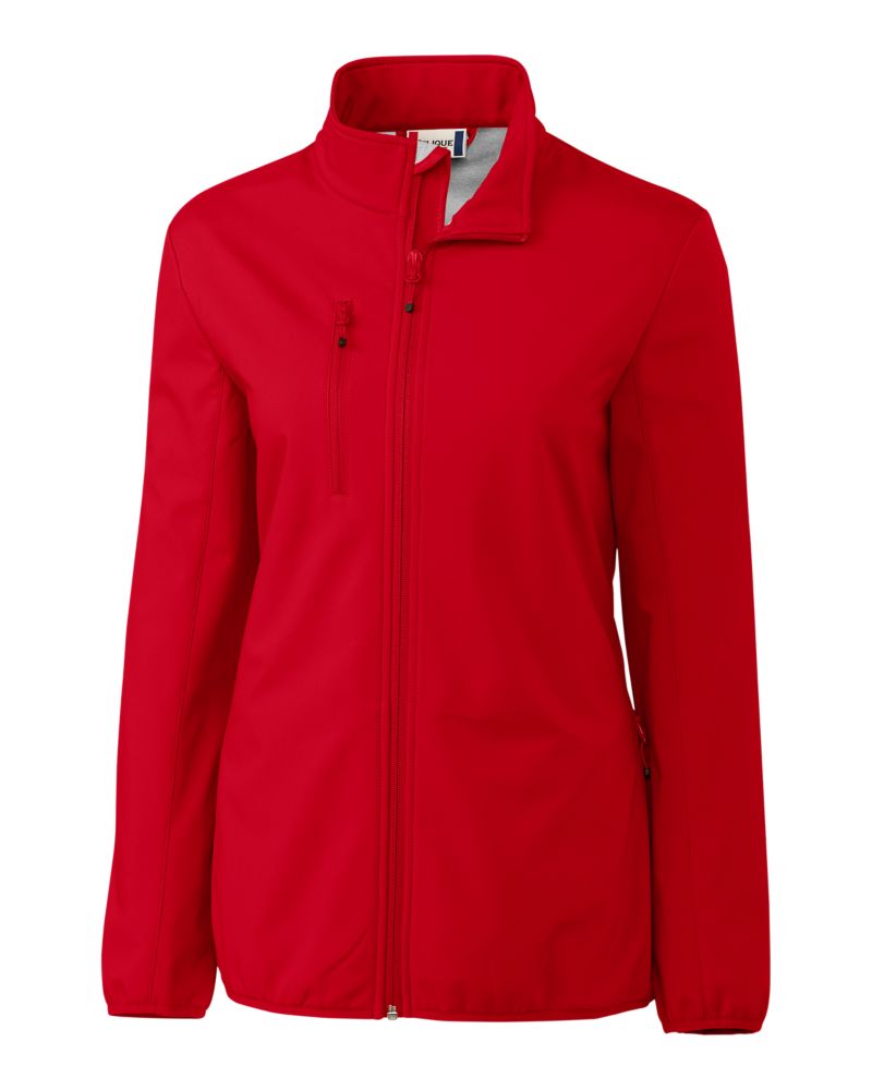 Clique Women's Trail Recycled Stretch Softshell Full Zip Jacket-2