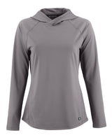 Cutter & Buck Women's Prospect Recycled Featherlight Stretch Hooded Pullover-10