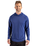Cutter & Buck Men's Prospect Recycled Featherlight Stretch Hooded Pullover-1