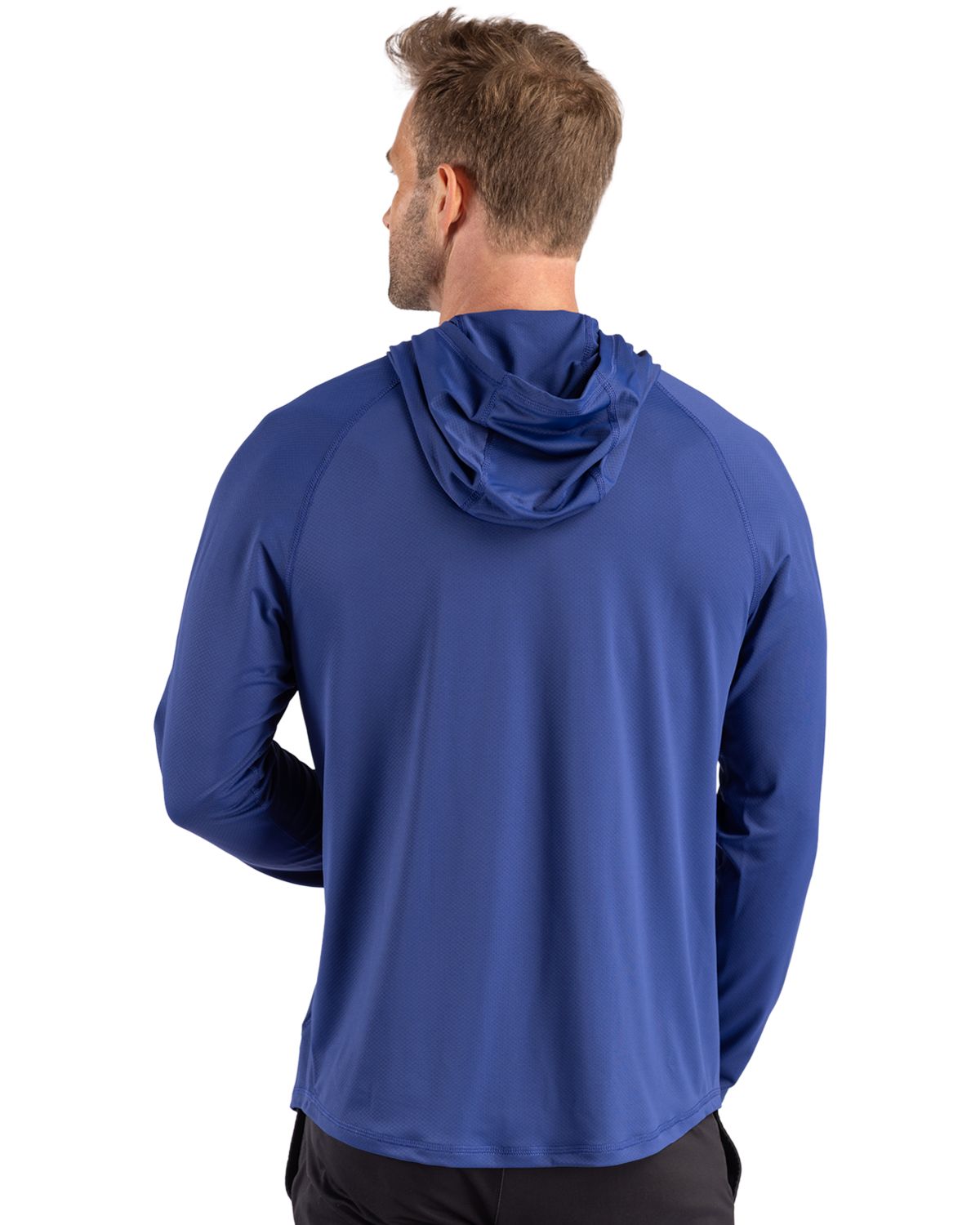 Cutter & Buck Men's Prospect Recycled Featherlight Stretch Hooded Pullover-2