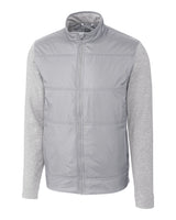 Cutter & Buck Men's Stealth Recycled Hybrid Quilted Windbreaker Jacket-1