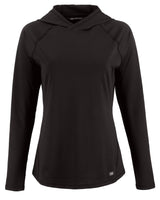 Cutter & Buck Women's Prospect Recycled Featherlight Stretch Hooded Pullover-1