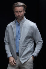 Cutter & Buck Men's Stealth Recycled Hybrid Quilted Windbreaker Jacket-10