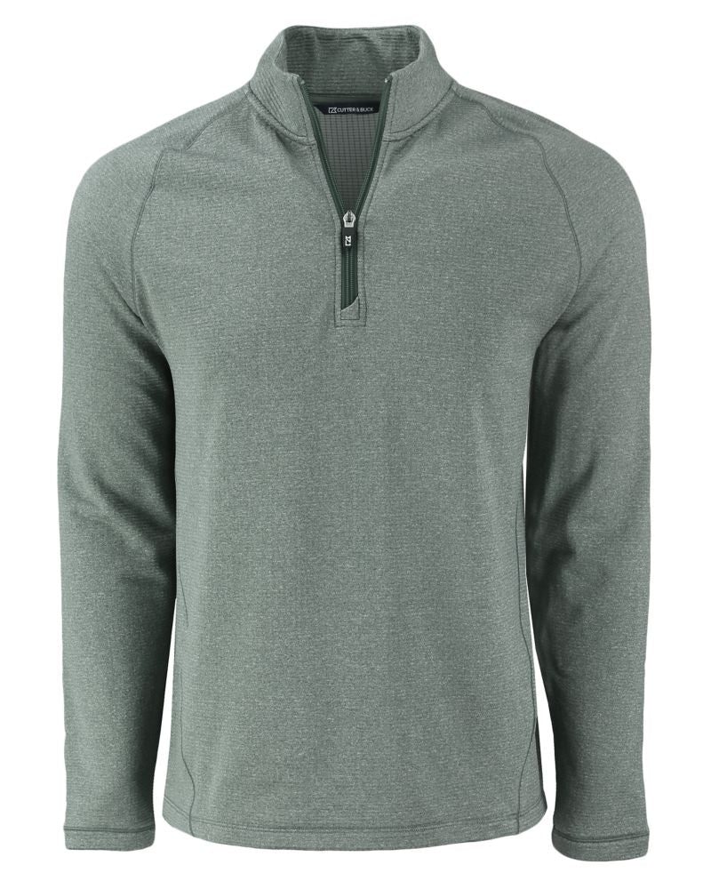 Cutter & Buck Men's Peshastin Recycled GridFleece Half Zip Pullover-2
