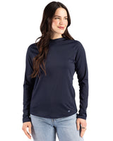 Cutter & Buck Women's Prospect Recycled Featherlight Stretch Hooded Pullover-4
