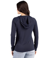 Cutter & Buck Women's Prospect Recycled Featherlight Stretch Hooded Pullover-5