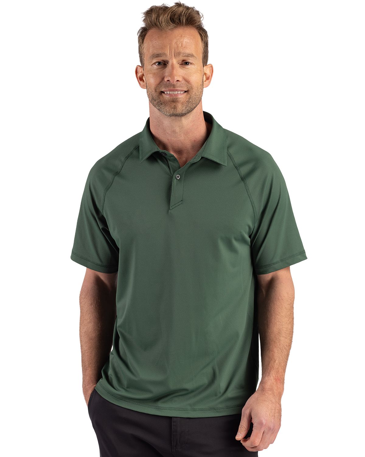 Cutter & Buck Men's Prospect Recycled Featherlight Stretch Sport Polo-1