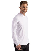 Cutter & Buck Men's Prospect Recycled Featherlight Stretch Hooded Pullover-3