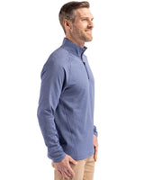 Cutter & Buck Men's Peshastin Recycled GridFleece Half Zip Pullover-7