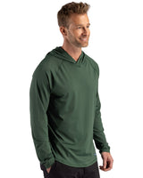 Cutter & Buck Men's Prospect Recycled Featherlight Stretch Hooded Pullover-3