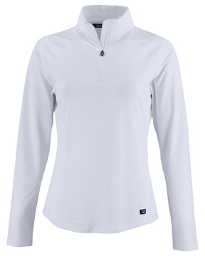 Cutter & Buck Women's Prospect Recycled Featherlight Stretch Quarter Zip-1