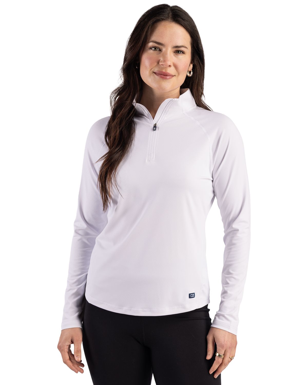 Cutter & Buck Women's Prospect Recycled Featherlight Stretch Quarter Zip-4