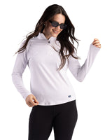 Cutter & Buck Women's Prospect Recycled Featherlight Stretch Quarter Zip-7