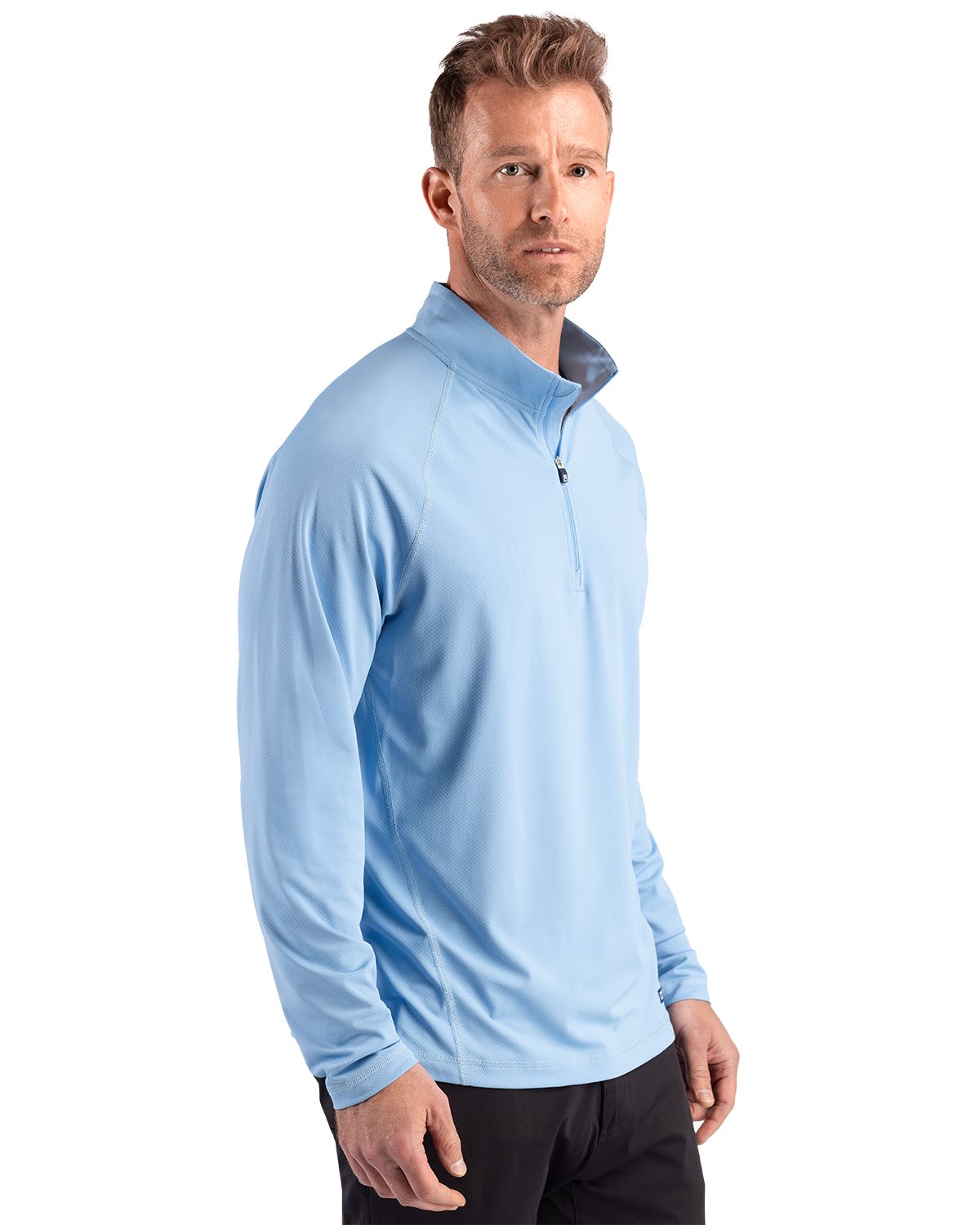 Cutter & Buck Men's Prospect Recycled Featherlight Stretch Quarter Zip-3