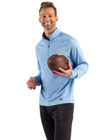 Cutter & Buck Men's Prospect Recycled Featherlight Stretch Quarter Zip-11