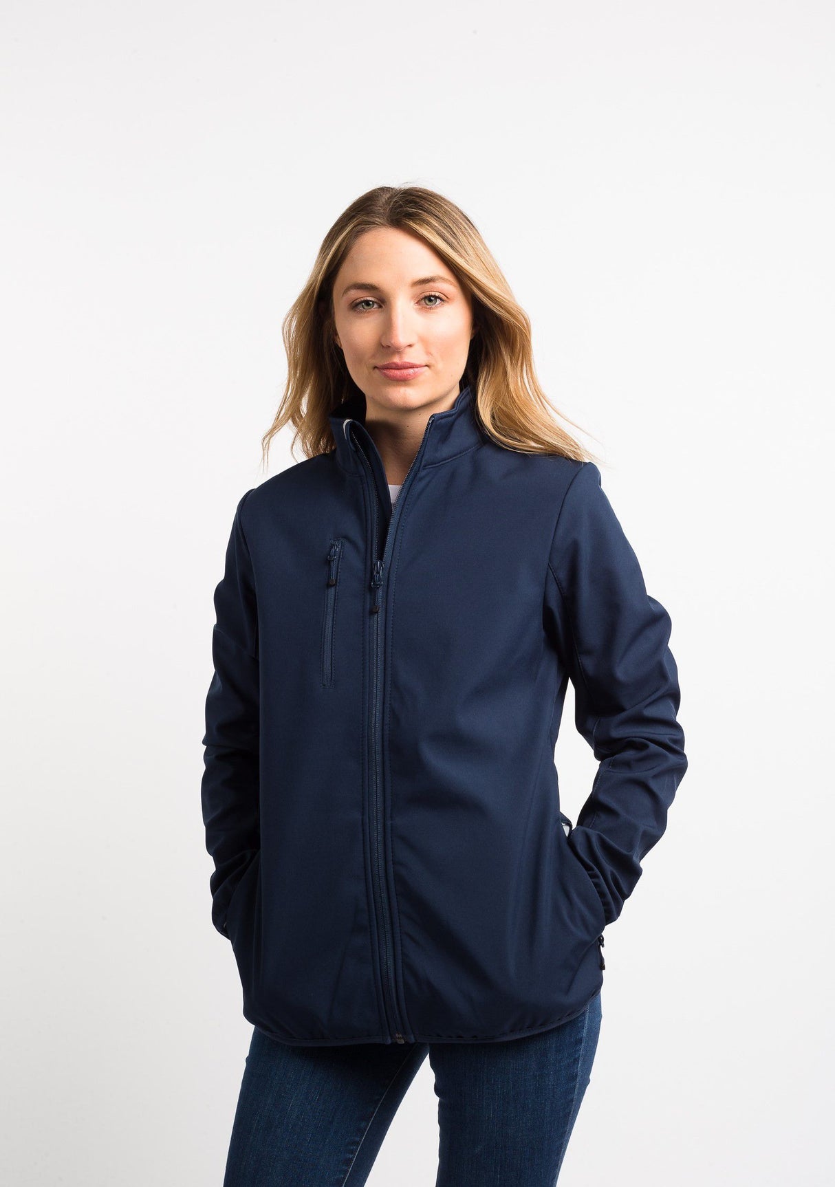 Clique Women's Trail Recycled Stretch Softshell Full Zip Jacket-3