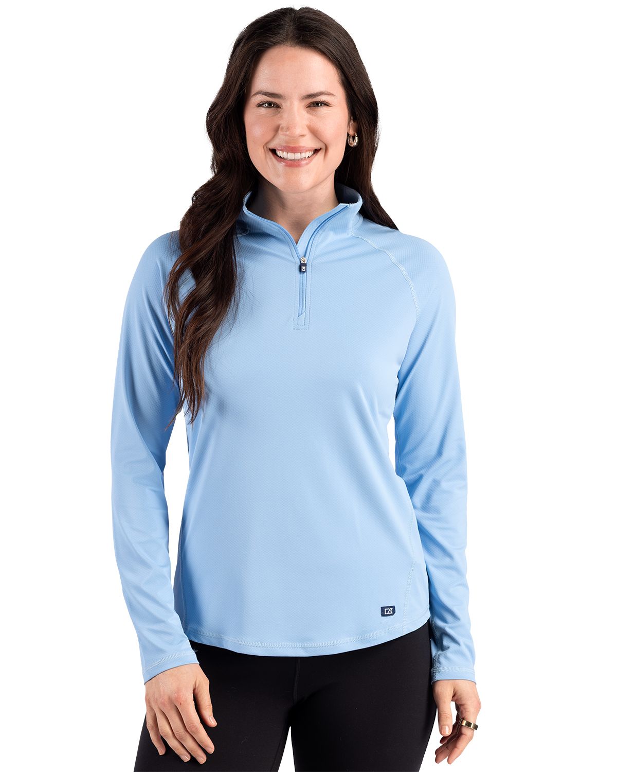 Cutter & Buck Women's Prospect Recycled Featherlight Stretch Quarter Zip-6